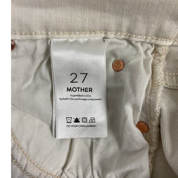 MOTHER The Double Fray Charmer in Sexy Just Walked Into Town Skinny Jeans SZ 27 - Picture 11 of 12